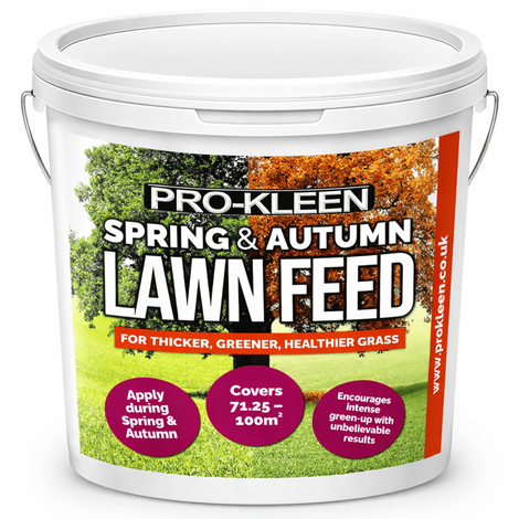 ProKleen Spring & Autumn Lawn Feed Fertiliser